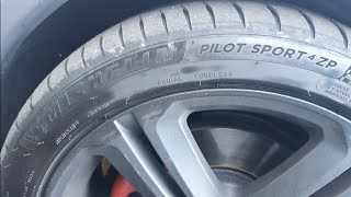 Michelin Pilot Sport 4 ZP 22545R18 95Y XL Made in Italy [upl. by Grace]