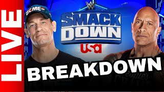 🔴WWE Smackdown Breakdown SEASON PREMIERE The Rock John Cena Roman Reigns Full Show PREDICTIONS [upl. by Onurb810]