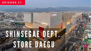 Shinsegae Daegu East KTX Station Daegu Korea 신세계백화점 대구점  Weekend Walking Tour [upl. by Prowel]