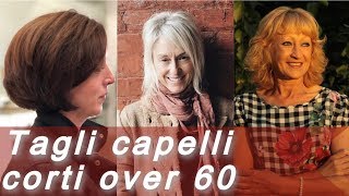 Tagli 💐 capelli corti over 60  nuovi tagli di capelli [upl. by Wilmette]