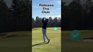 Release the Golf Club Properly ⛳️✅ golf golftips [upl. by Masson]