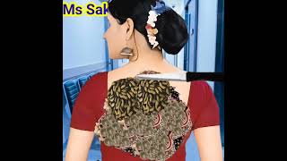 Animation back side treatment asmr remove of infected girl back side MsSakir35 [upl. by Ariela]