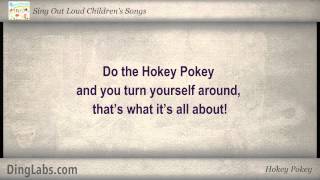 Hokey Pokey  Sing Out Loud Childrens Songs  with Lyrics [upl. by Anilat676]