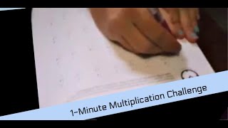 1Minute Multiplication Challenge GiftedMath [upl. by Enyalahs214]