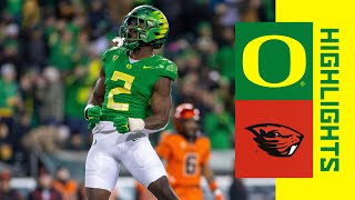 Oregon Football vs Oregon State  GAME HIGHLIGHTS 2023 [upl. by Sikram197]