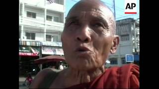 People crossing border into Thailand for supplies monk comment [upl. by Jessen398]