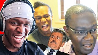 Reacting To Old KSI Funny Moments [upl. by Nilhtac]