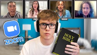 Reading The BIBLE In ATHEIST Zoom Class [upl. by Luz306]