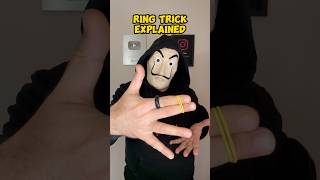 THE BEST RING TRICK EXPLAINED 😉🪄 foryou tricks magic shorts youtubeshorts [upl. by Renner]