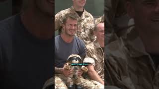 David Beckham In Afghanistan  Op HERRICK armedforces military footballer [upl. by Eelsha]