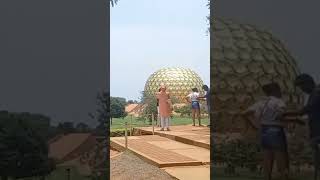 Matrimandir Auroville a peaceful symbol of unity and meditation Matrimandir Pondicherryquot [upl. by Ebag704]