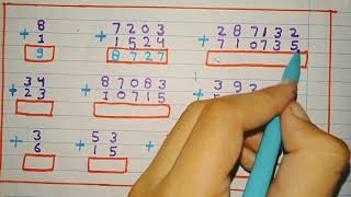 Addition multiple digit without carry over  multiple digit addition  BasicknowledgebyHasnain [upl. by Graig]