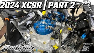 2024 POLARIS XCR 9R BUILD PART 2  INDY SPECIALTIES 9R LONG ROD BILLET CRANK ENGINE GETS DROPPED IN [upl. by Kudva817]