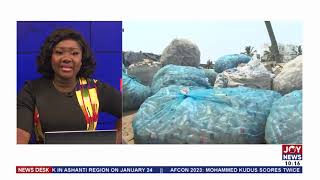 Tackling Plastic Waste Fishermen in Osu resort to burying waste along the coast  News Desk [upl. by Kcirdez]