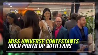 Miss Universe contestants hold photo op with fans  ABSCBN News [upl. by Arias]