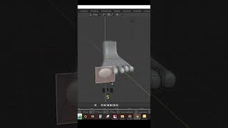 3d leg modeling in blendermds design shorts 🦶🏻 [upl. by Migeon]