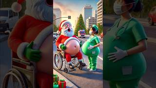 ❤️ Evolution of santa claus Santa Claus sitting wheel chair 🥰 cat cute love shorts [upl. by Lurlene166]