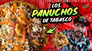 Los PANUCHOS DE TABASCO con la MEJOR Agua de HORCHATA [upl. by Ahsaeit]