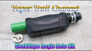 GV Aegis Solo 100w Replaceable Battery [upl. by Einned]