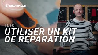 TUTO  Crevaison  comment utiliser le kit de réparation  🚲 I Decathlon [upl. by Hermie]