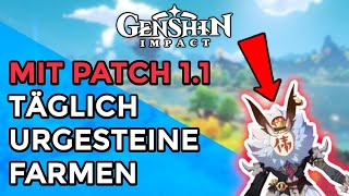 Genshin Impact Deutsch  PATCH 11  Wei täglich farmen für Urgesteine [upl. by Coleman]