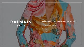 Balmain Spring Summer 24 Fashion Show Teaser [upl. by Tamaru]