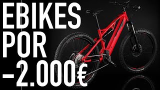 LAS EBIKES  BARATAS  Bicicletas eléctricas por menos de 1000€ 2000€ y 3000€ [upl. by Mcconnell]