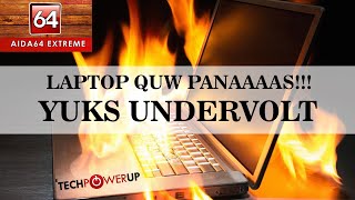 Tutorial Undervolt CPU dengan ThrottleStop Mudah  i79750H  RTX 2060  QAYS [upl. by Eilrac795]