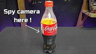 Making Spy camera in a soda bottle [upl. by Brabazon]