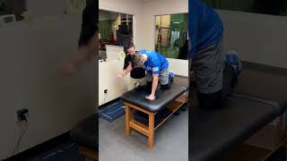 Scapula T Exercise in Quadruped Position with Rhythmic Stabilization [upl. by Adda]