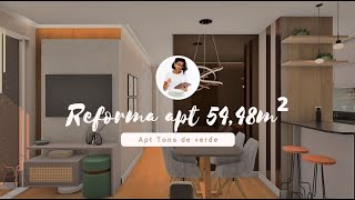 Reforma Apartamento 5448m² [upl. by Perrine]