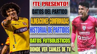 Te Presento Datos del Partido entre Barcelona SC y Independiente del Valle  Historial de Partidos [upl. by Odilo283]