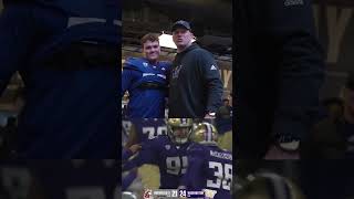 Washington kicker Grady Groves got a scholarship after his gamewinning FG ❤️ via UWFootballX [upl. by Tebazile]