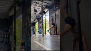 Round 1 min 2 vs Round 6 min 19  Strict Hand Stand Push Ups Chase quality movement [upl. by Heigho425]