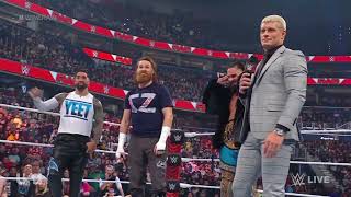 The Judgment Day Confronts Cody Rhodes Seth Rollins Jey Uso and Sami Zayn  WWE RAW 11132023 [upl. by Latsyrd]