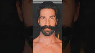 Beard mustache cleanup asmr beard mustache [upl. by Esinart]