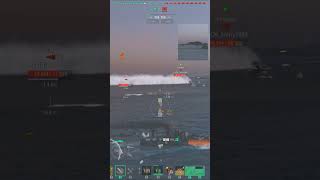 Warships🏴‍☠️  A Very Lucky Cossack vs subddbb  too much action worldofwarships wows cqc [upl. by Notac42]