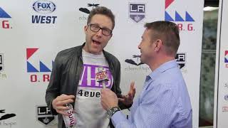 Michael Rosenbaum  Luc Robitaille Celebrity Shootout 2018 [upl. by Lapotin]