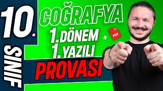 10sınıf coğrafya 1dönem 1yazılı klasik [upl. by Early]