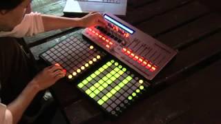 Novation ZeRO SL MkII and Launchpad Demo [upl. by Ariam819]