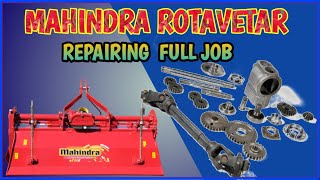 mahindra rotavator repair  rotavator bearing change  full Job [upl. by Godderd]