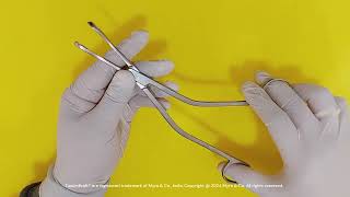 FusionKraft DENNISBROWNE Tonsil Holding Forceps 8quot M3575 [upl. by Malan]