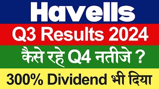 HAVELLS Q3 RESULTS 2023  HAVELLS SHARE ANALYSIS  HAVELLS SHARE TARGET TOMORROW [upl. by Ecart]