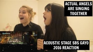 ACOUSTIC STAGE SBS GAYO DAEJUN 2016 REACTION  THESE VOCALSSS [upl. by Nnairrek]