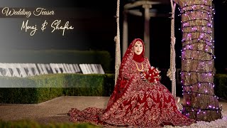 Wedding Teaser I Menaj amp Shafia I 2024 I Samis Studio [upl. by Roarke]