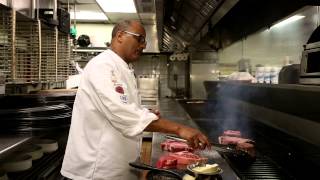 How to Grill a Steak at Berns Steakhouse  Chef Hab [upl. by Ayomat966]