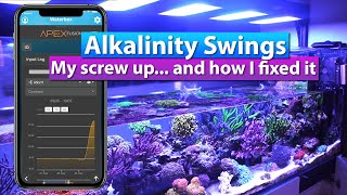 Alkalinity Swings Saltwater Aquarium Reef Tank lessons learned [upl. by Nerb]