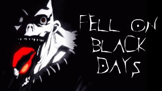 Fell on Black Days  Soundgarden  Death Note AMV [upl. by Gearalt952]