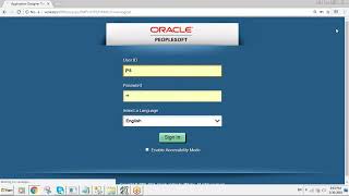 PeopleSoft Technical Training Part 4 of 36 [upl. by Vaclav]