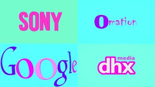 Best logo Compilation of Netflix Alphabet SONY Omation logo  Google logo dhx media logo Effects [upl. by Llebpmac]